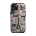 Paris Eyfel Kulesi Kolaj Desenli Telefon Kılıfı K1022 mockup 1