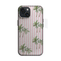Pembe Çizgili Palmiyeler Telefon Kılıfı K539