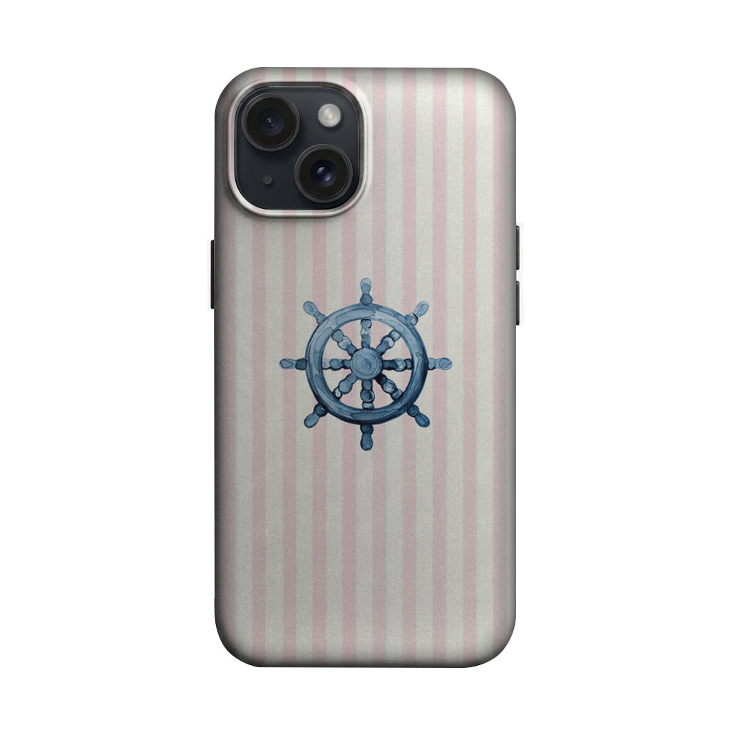 Pembe Çizgili Dümen Desenli Telefon Kılıfı K828 mockup 1