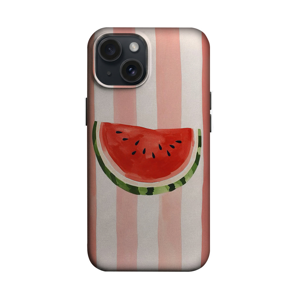 Pembe Çizgili Karpuz Dilimi Telefon Kılıfı K868 mockup 1