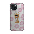 Pembe Dudaklı Gözlüklü Köpek Telefon Kılıfı K942 mockup 1