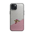 Pembe Fırça İzli Timsah Figürlü Telefon Kılıfı K724 mockup 1