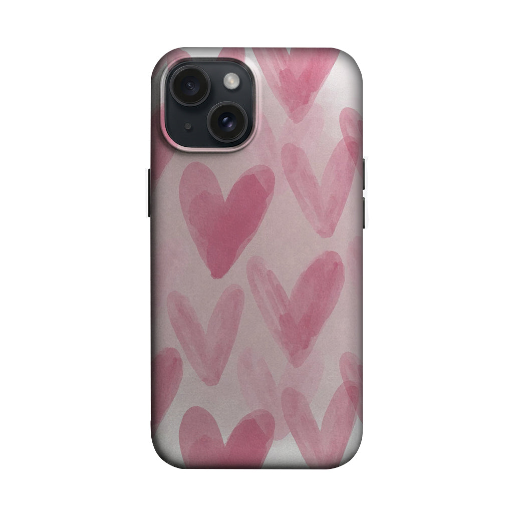 Pembe Kalp Desenli Telefon Kılıfı K1013 mockup 1