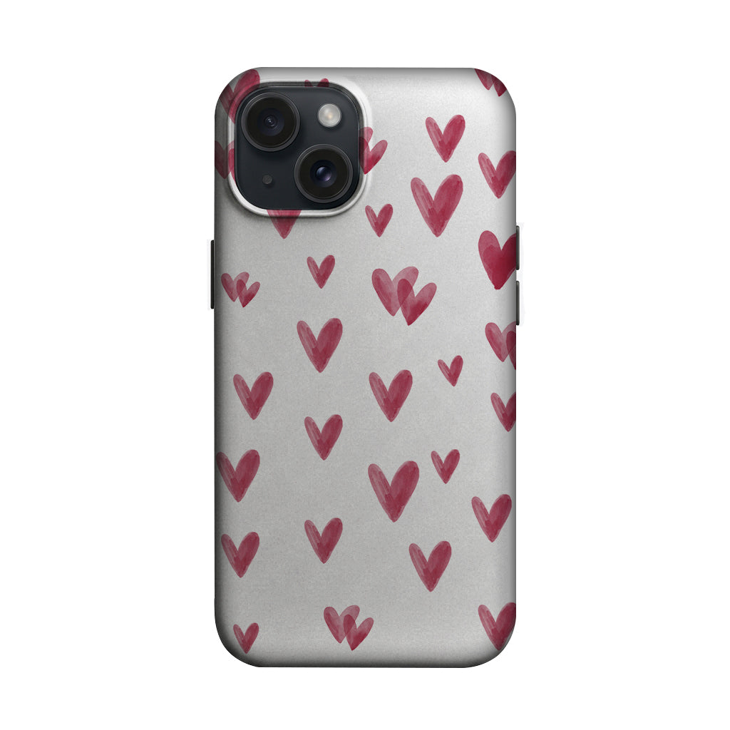 Pembe Kalp Desenli Telefon Kılıfı K1033 mockup 1