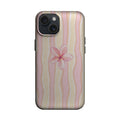 Pembe Sarı Çizgili Orkide Çiçeği Telefon Kılıfı K1125 mockup 1