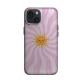 Pembe Spiral Güneş Desenli Telefon Kılıfı K910 mockup 1