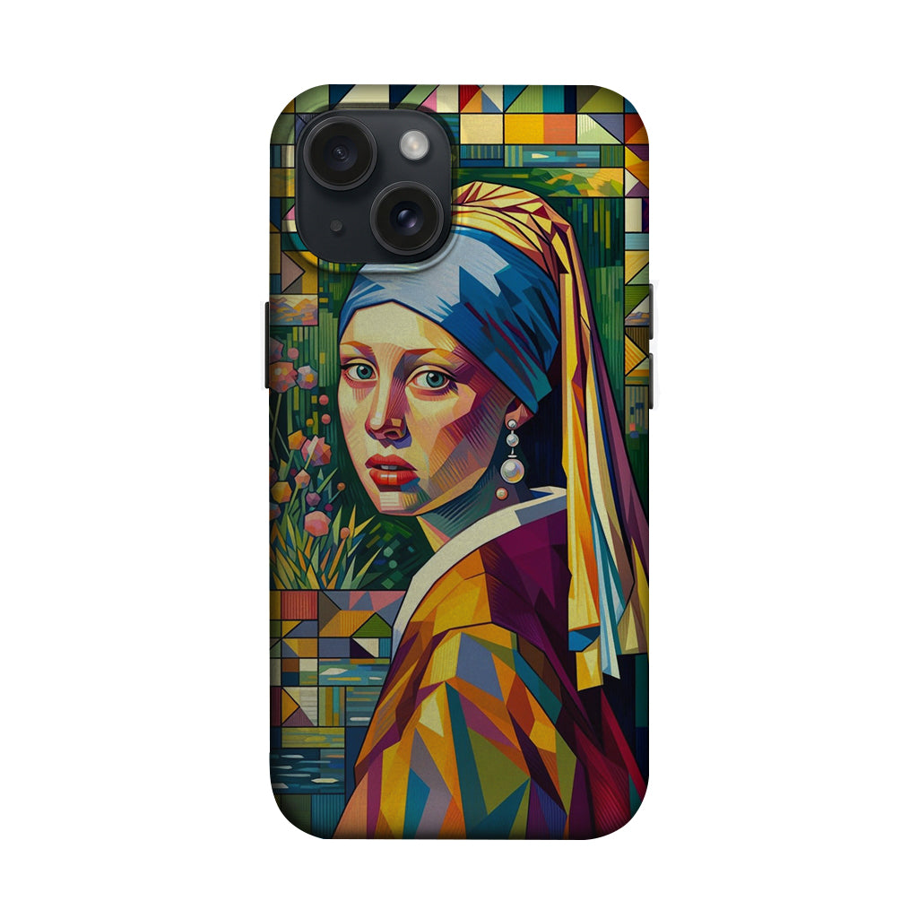 Renkli Kadın Portresi Desenli Telefon Kılıfı K1003 mockup 1