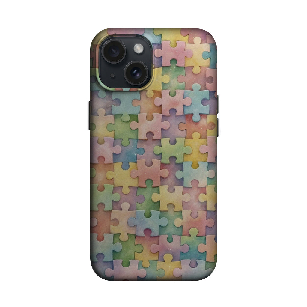 Renkli Puzzle Desenli Telefon Kılıfı K801 mockup 1