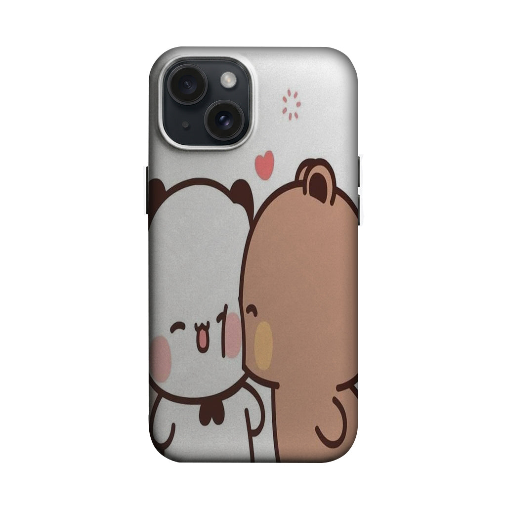 Sarılan Sevimli Panda ve Ayıcık Telefon Kılıfı K1119 mockup 1