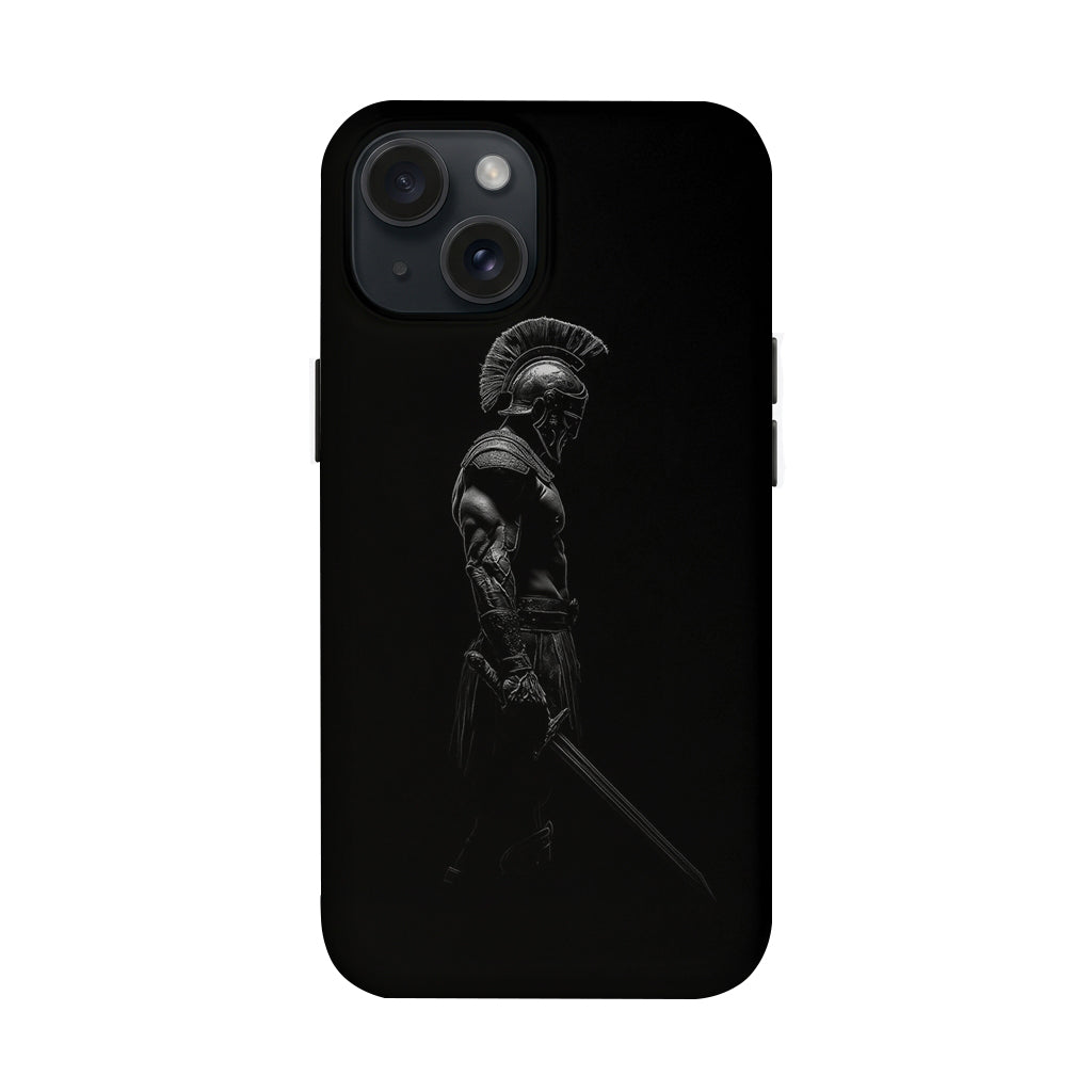 Siyah Beyaz Gladyatör Savaşçı Telefon Kılıfı K1101 mockup 1