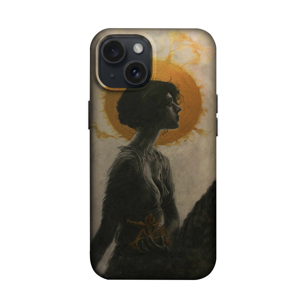 Siyah Silüet Portre Desenli Telefon Kılıfı K1068 mockup 1