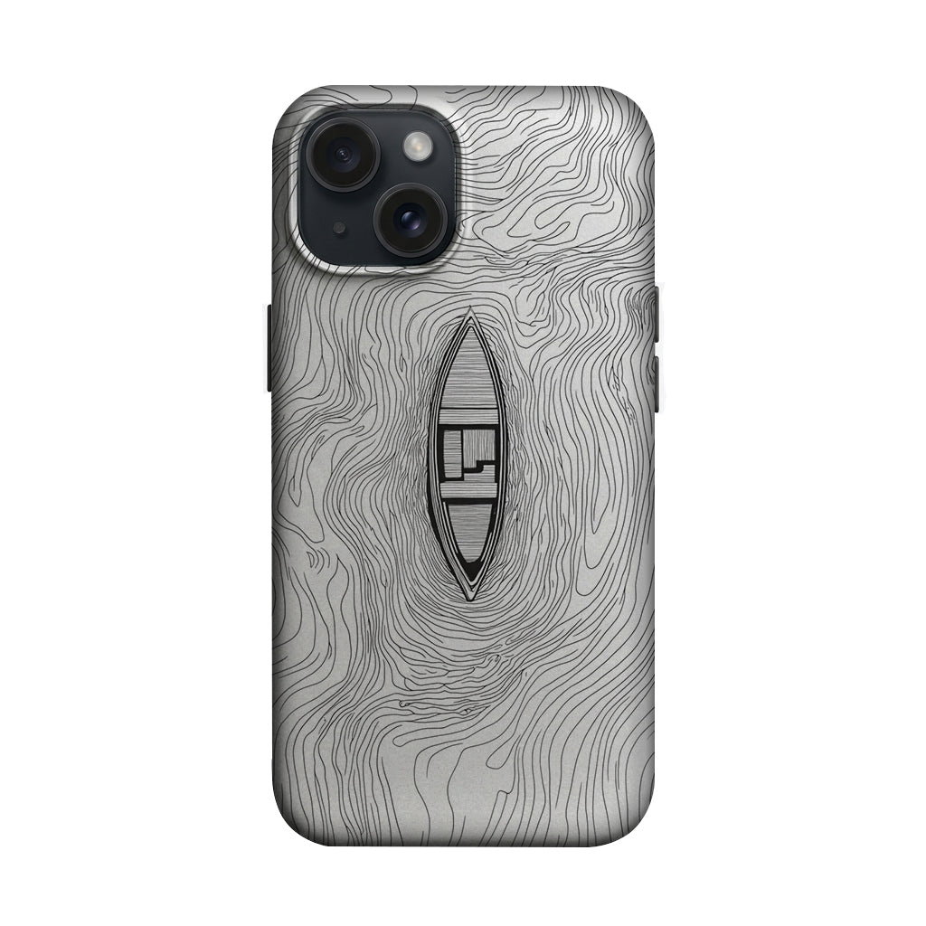 Topografik Çizgili Kayık Deseni Telefon Kılıfı K884 mockup 1