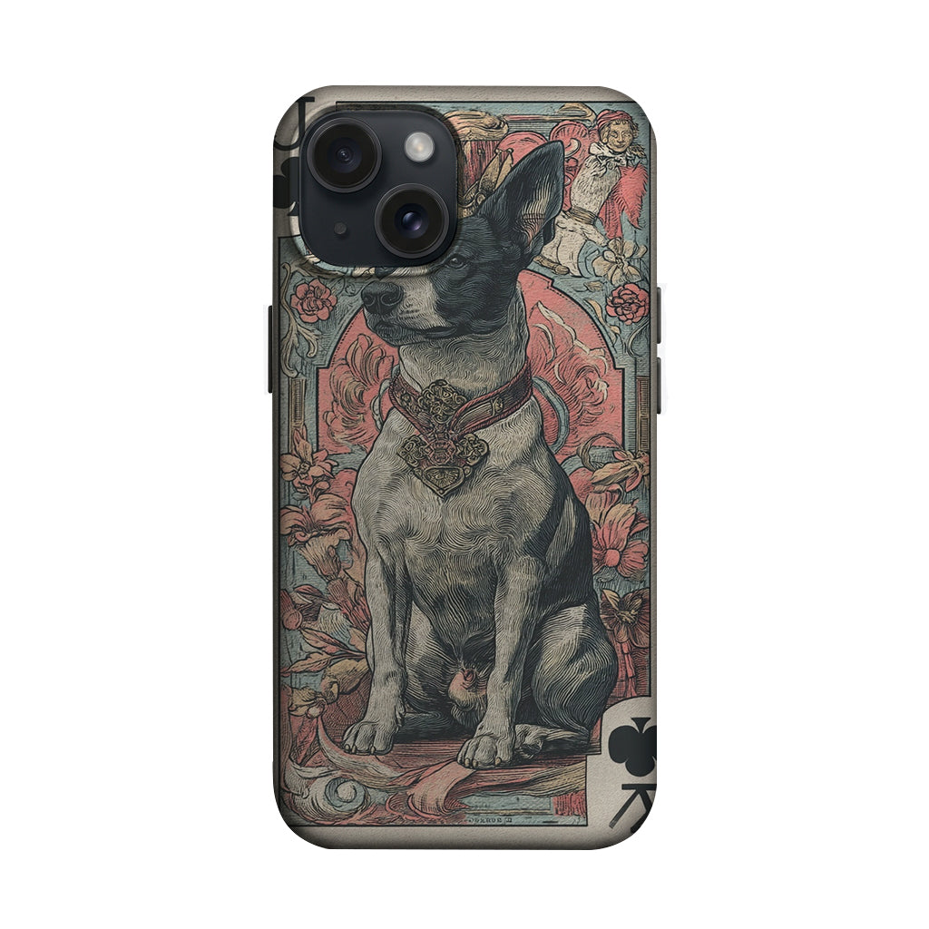 Vintage Köpek Portresi Telefon Kılıfı K819 mockup 1