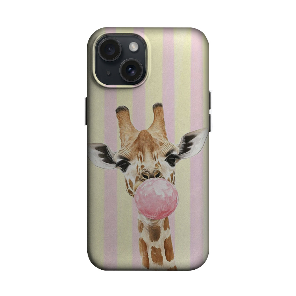 Yeşil Çizgili Balonlu Zürafa Telefon Kılıfı K1015 mockup 1