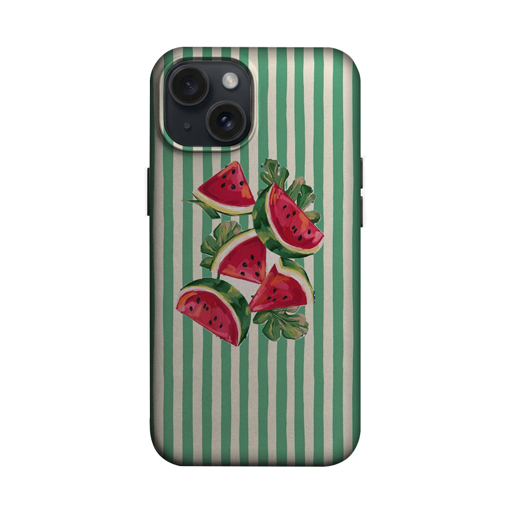 Yeşil Çizgili Karpuz Dilimli Telefon Kılıfı K832 mockup 1