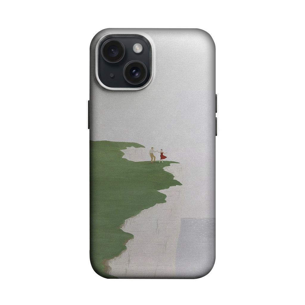 Yeşil Kıyı Manzaralı Minimal Telefon Kılıfı K792 mockup 1