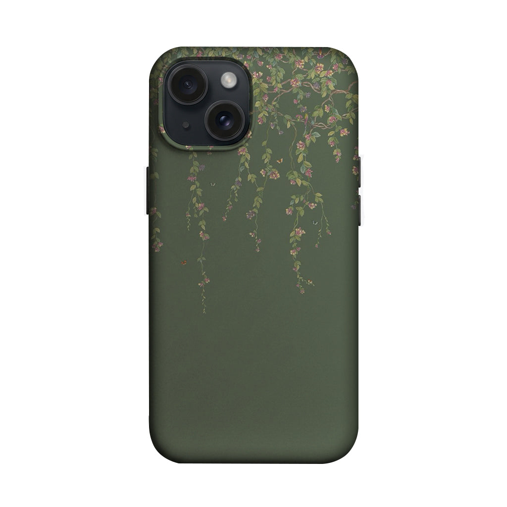 Yeşil Yapraklı Sarmaşık Dalları Telefon Kılıfı K1124 mockup 1
