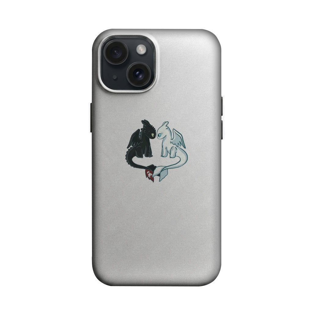 Yin Yang Gece ve Gündüz Ejderhası Telefon Kılıfı K1102 mockup 1