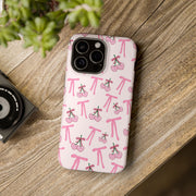 Pembe Fiyonklu Kiraz Desenli Telefon Kılıfı K020